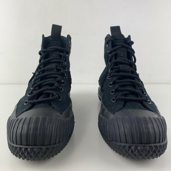 Converse High Tops Mens Size 9 Bosey MC Womens 10.5 Triple Black Water Repellent - Picture 6 of 10